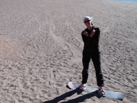 Sand-Surf dans la vallée de la mort
