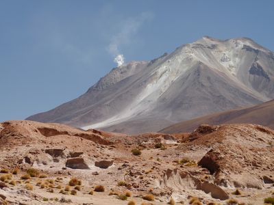 Volcan en activite