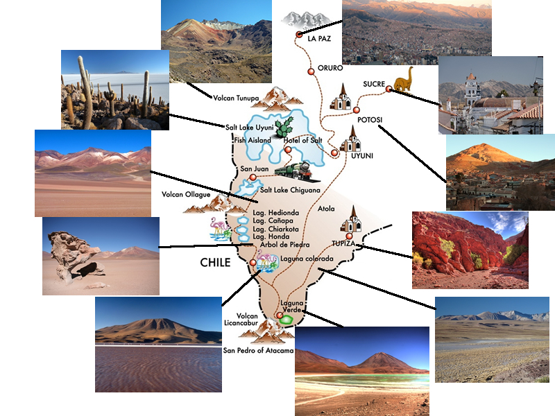 bolivie Carte de Bolivie