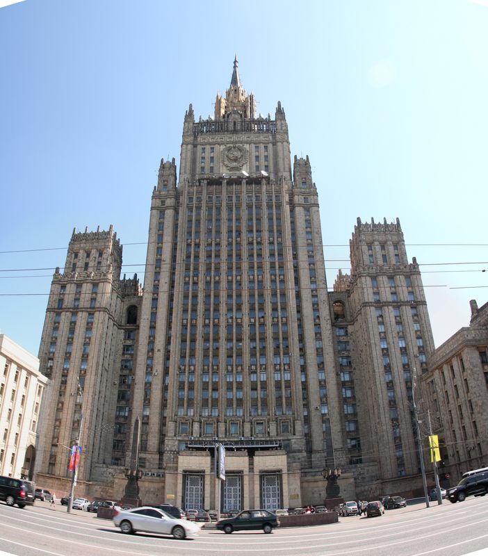 Ministère des affaires étrangères, l'un des 7 gratte-ciels stalinien