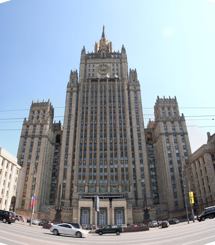 immeuble Ministère des affaires étrangères, l'un des 7 gratte-ciels stalinien