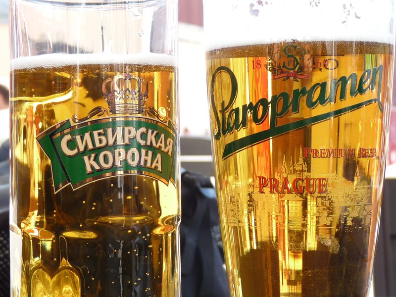 Comparaison de la bière russe et de la bière tchèque