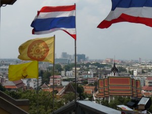 Bangkok depuis la Golden Mountain Bangkok depuis la Golden Mountain