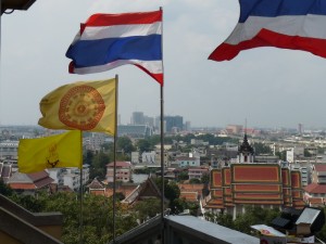 Bangkok depuis la Golden Mountain